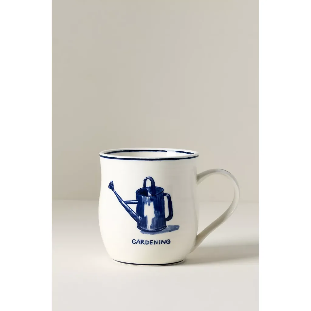 Molly Hatch Hobby Stoneware Mugs Gardening