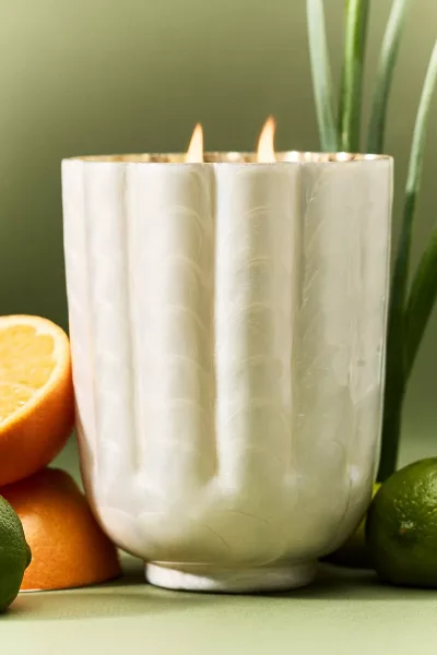 Petal Rim Colorblock Vase 2