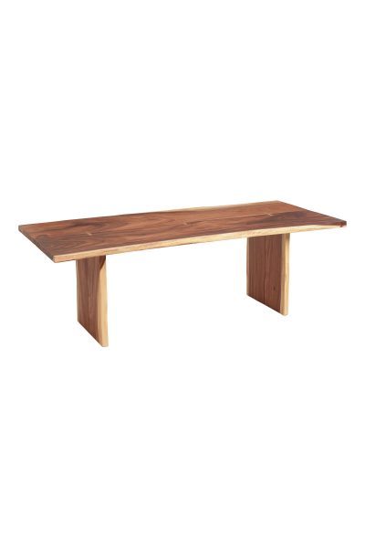 World Market Sansur Rustic Pecan Live Edge Wood Coffee Table