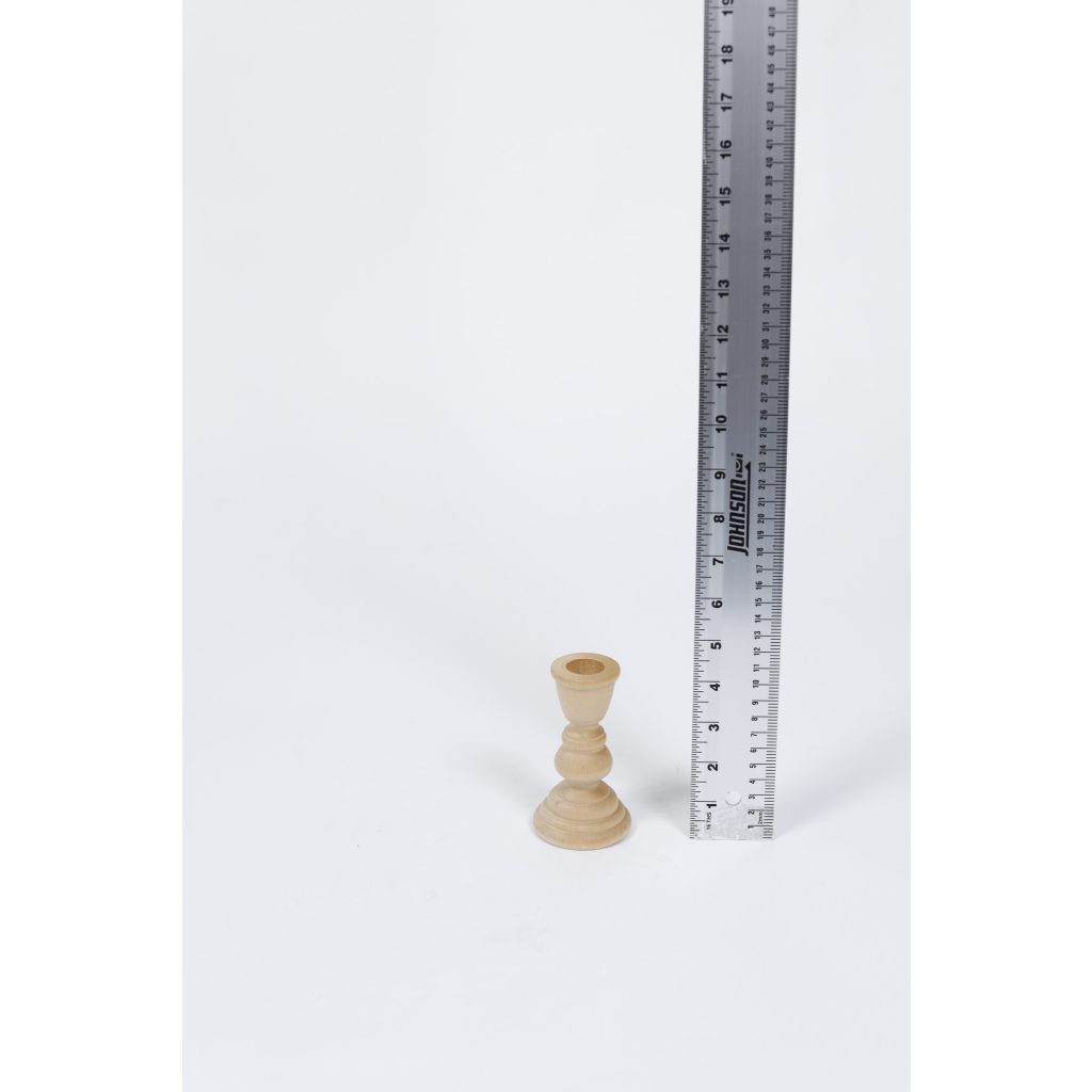 Wooden Candleholder 4.5″