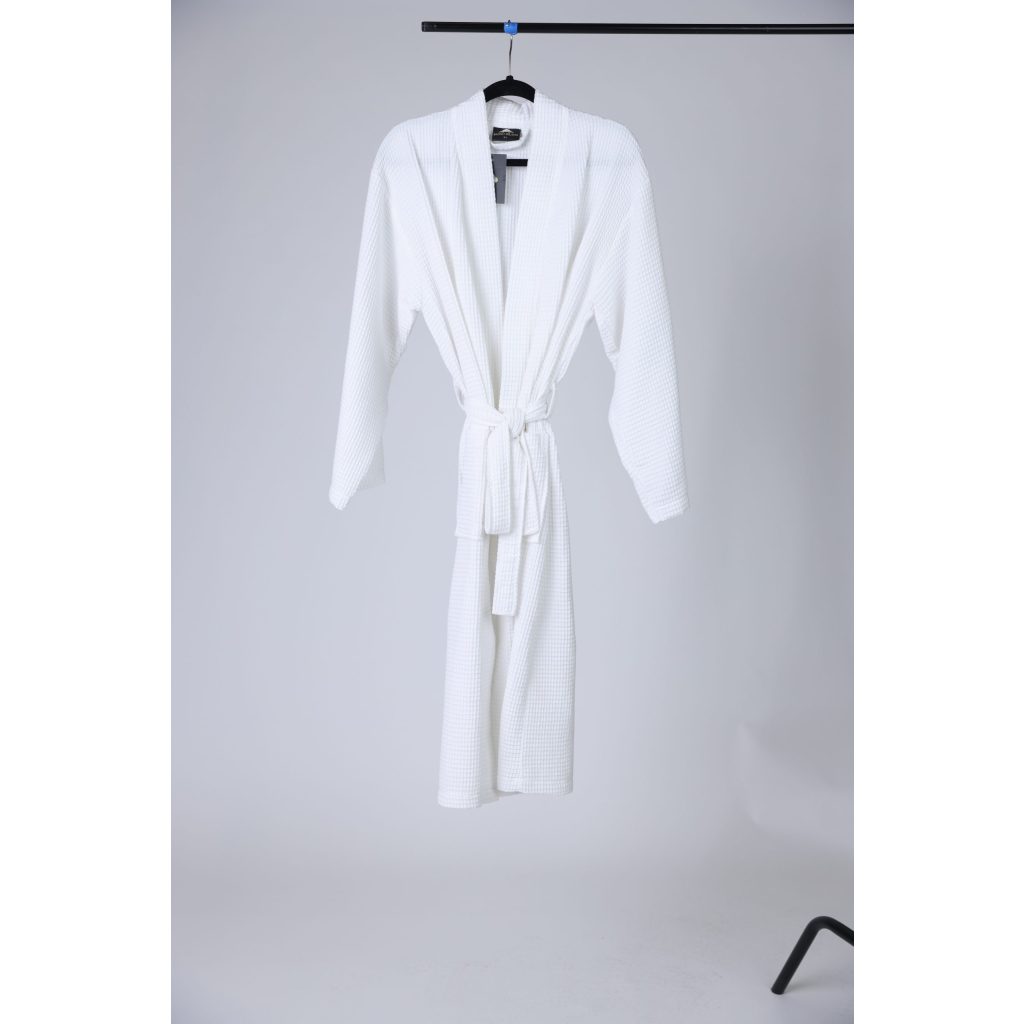 White Waffle Robe