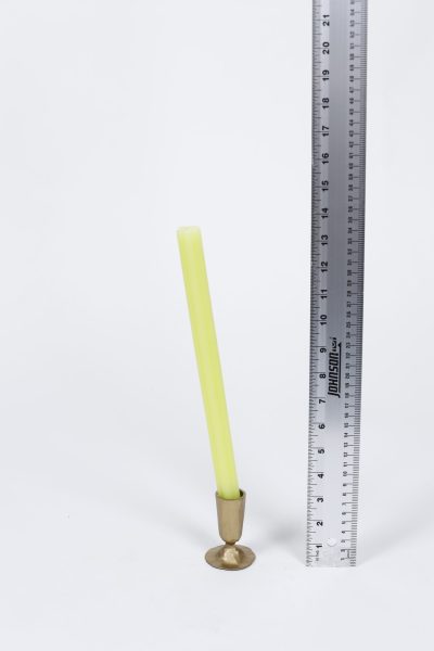 Lime Green Taper Candle