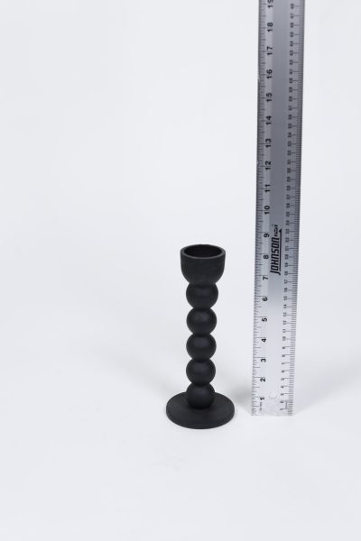 Black Candleholder 8.25″