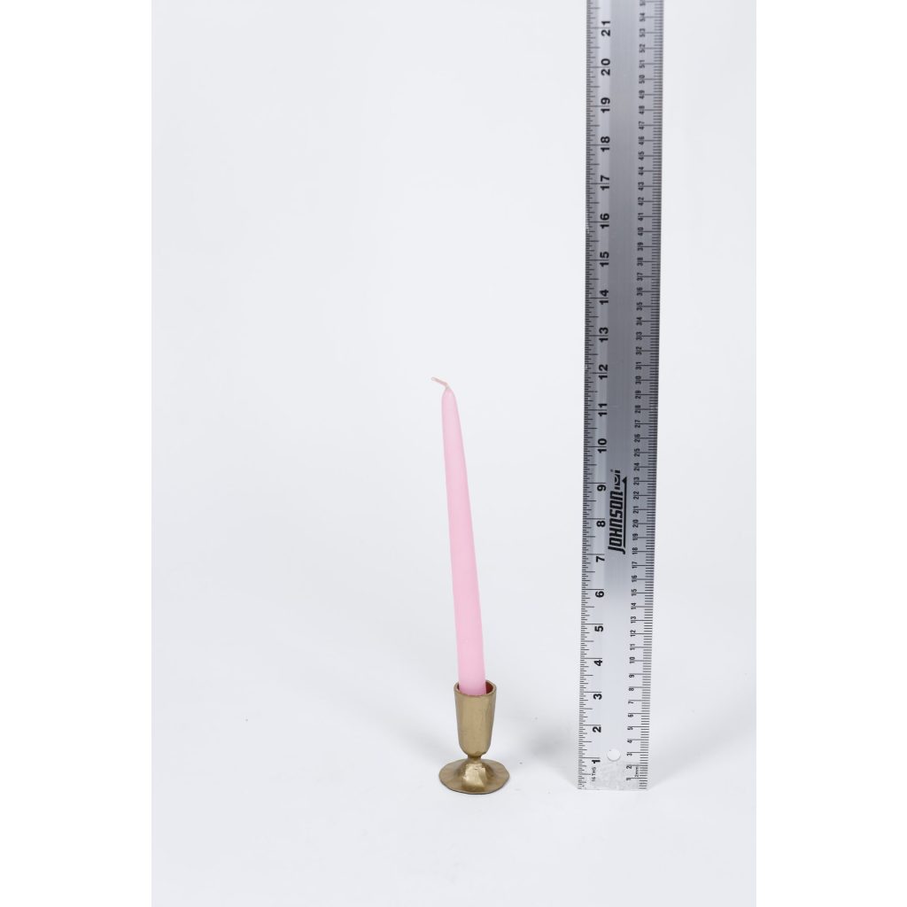 Pink Taper Candle