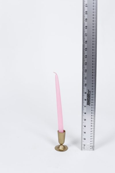 Pink Taper Candle