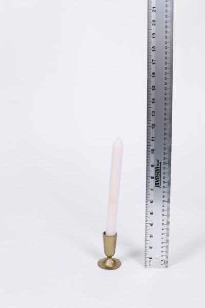 Light Pink Taper Candle