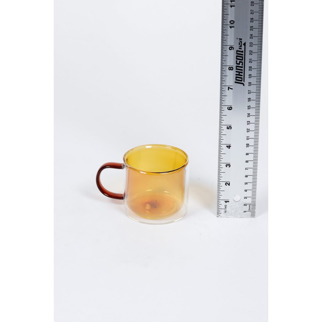 Amber Glass Chamber Mug