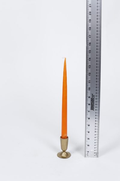 Orange Taper Candle