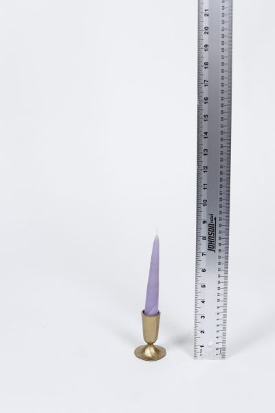 Purple Taper Candle