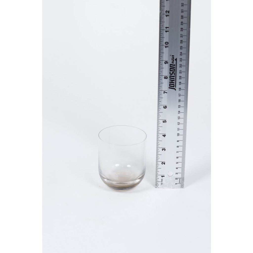 Smoky Rounded Bottom Glass (4)