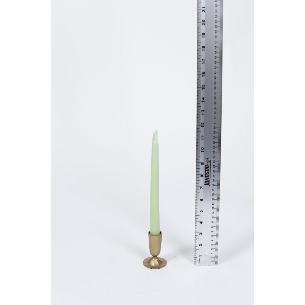 Green Taper Candle