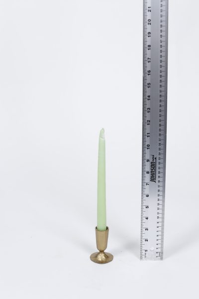 Green Taper Candle