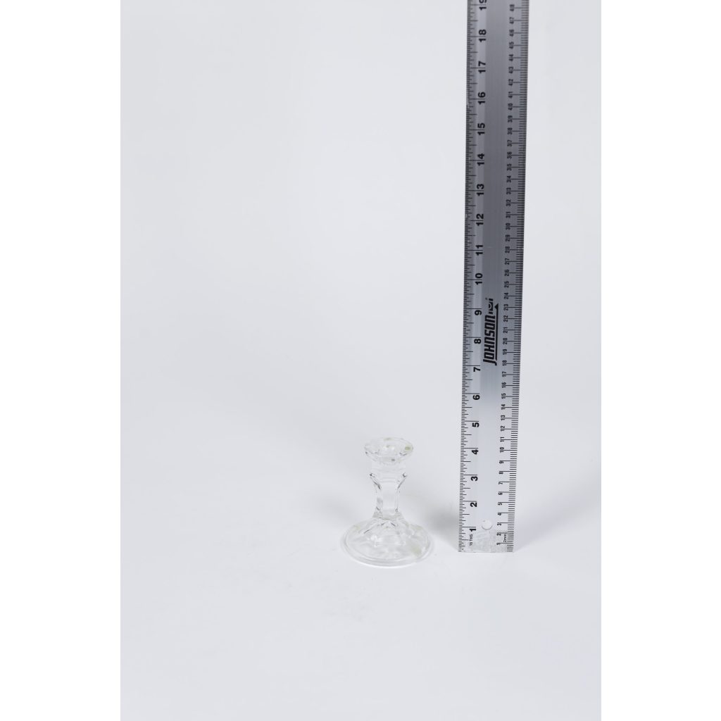 Glass Candle Holder 4″
