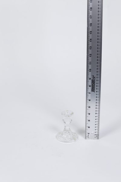 Glass Candle Holder 4″