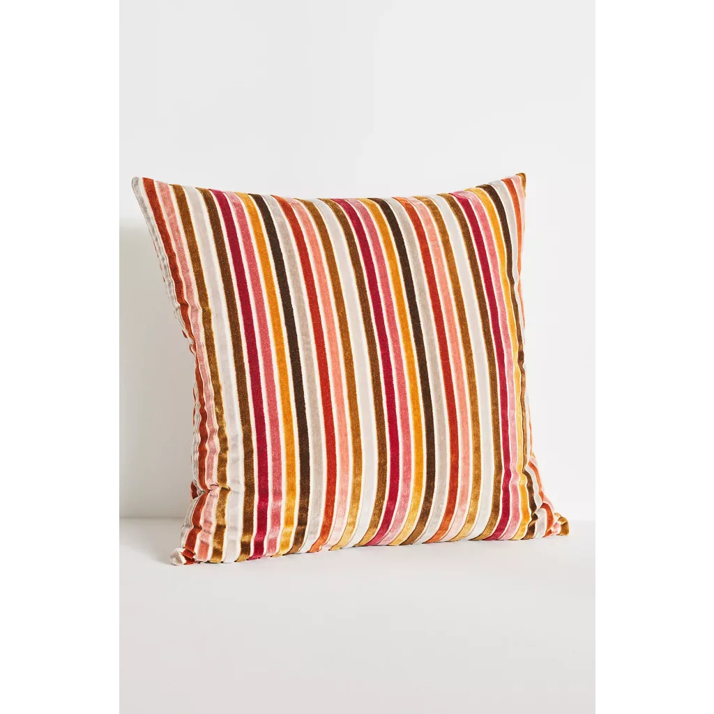 Velvet Stripe Pillow Cover