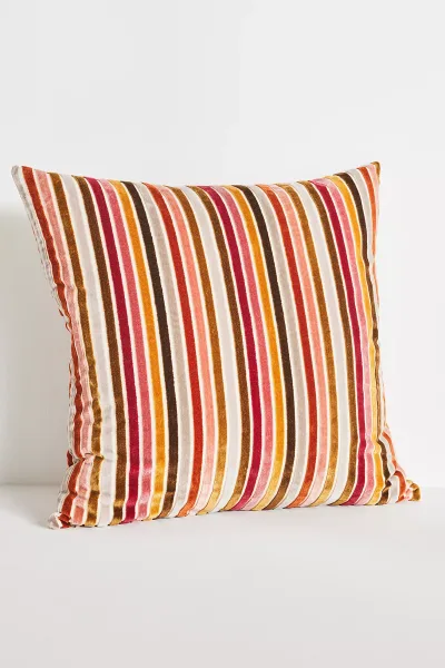 Velvet Stripe Pillow Cover