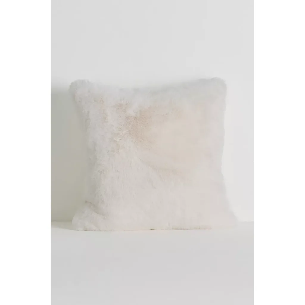 Sophie Faux Fur Pillow Ivory