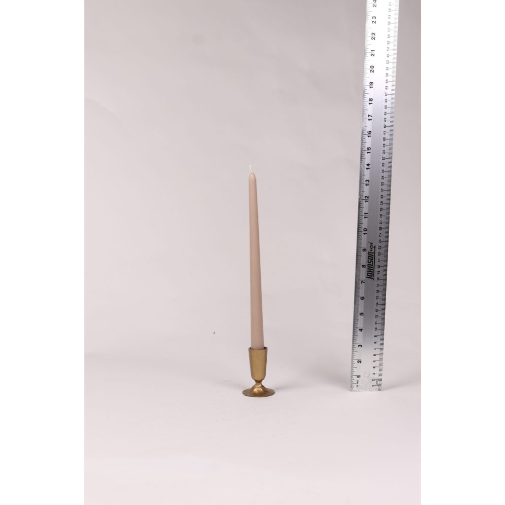 Light Brown Taper Candle