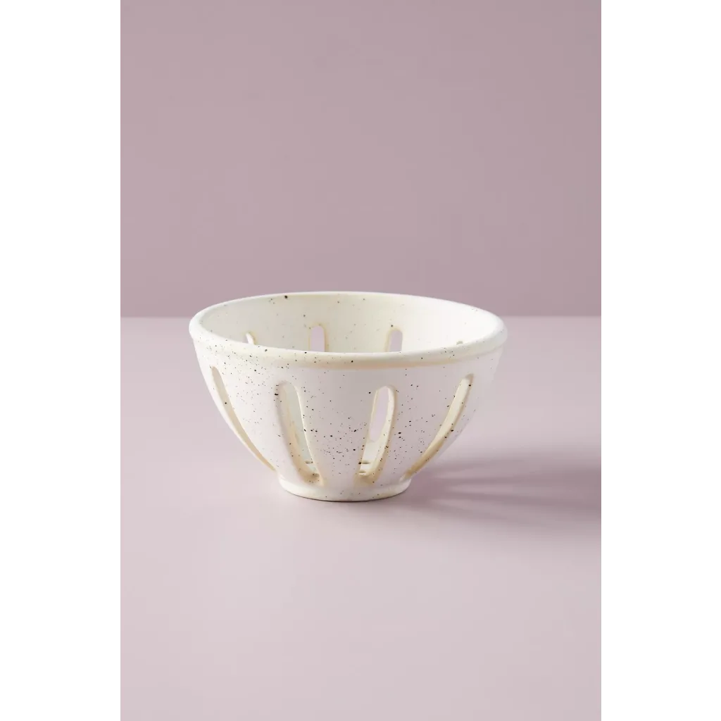 Cottage Stoneware Berry Basket