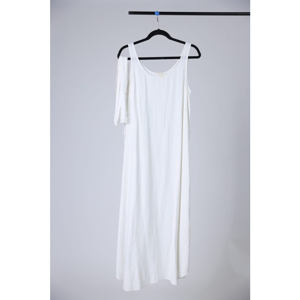 White Women’s Linen Dress