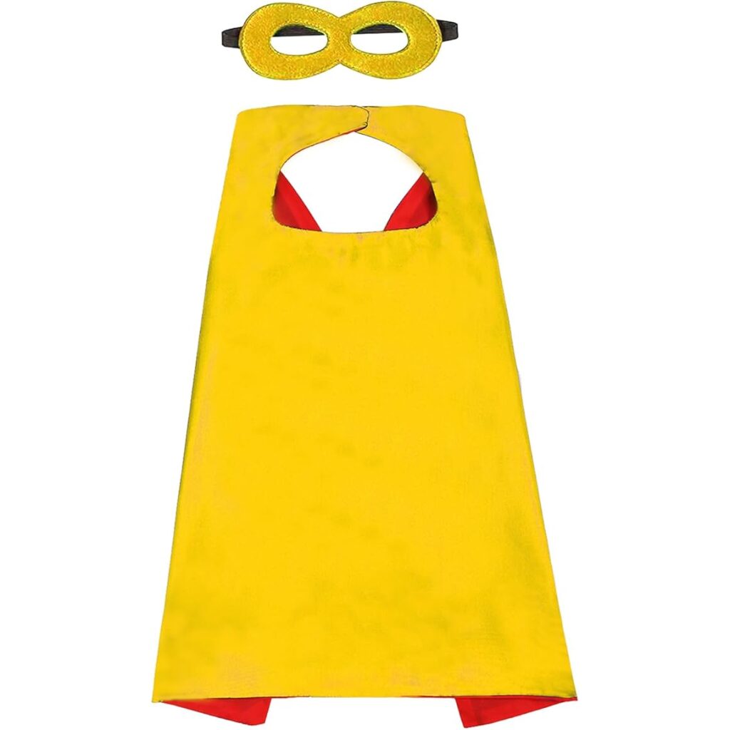 Kids Superhero Cape and Mask
