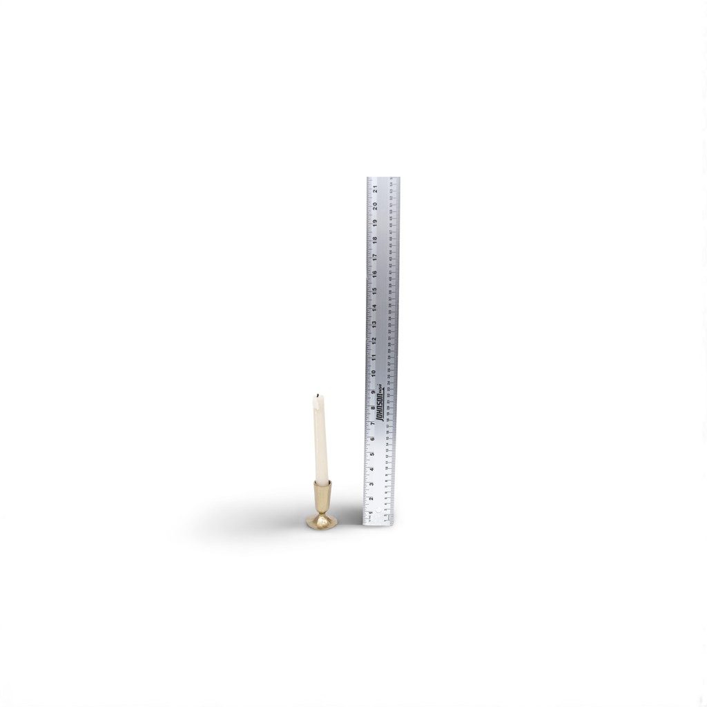 Off White Taper Candle