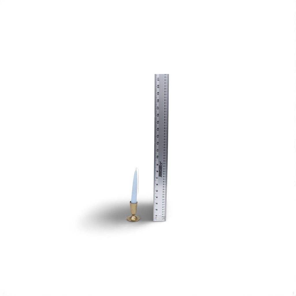 Light Blue Taper Candsle