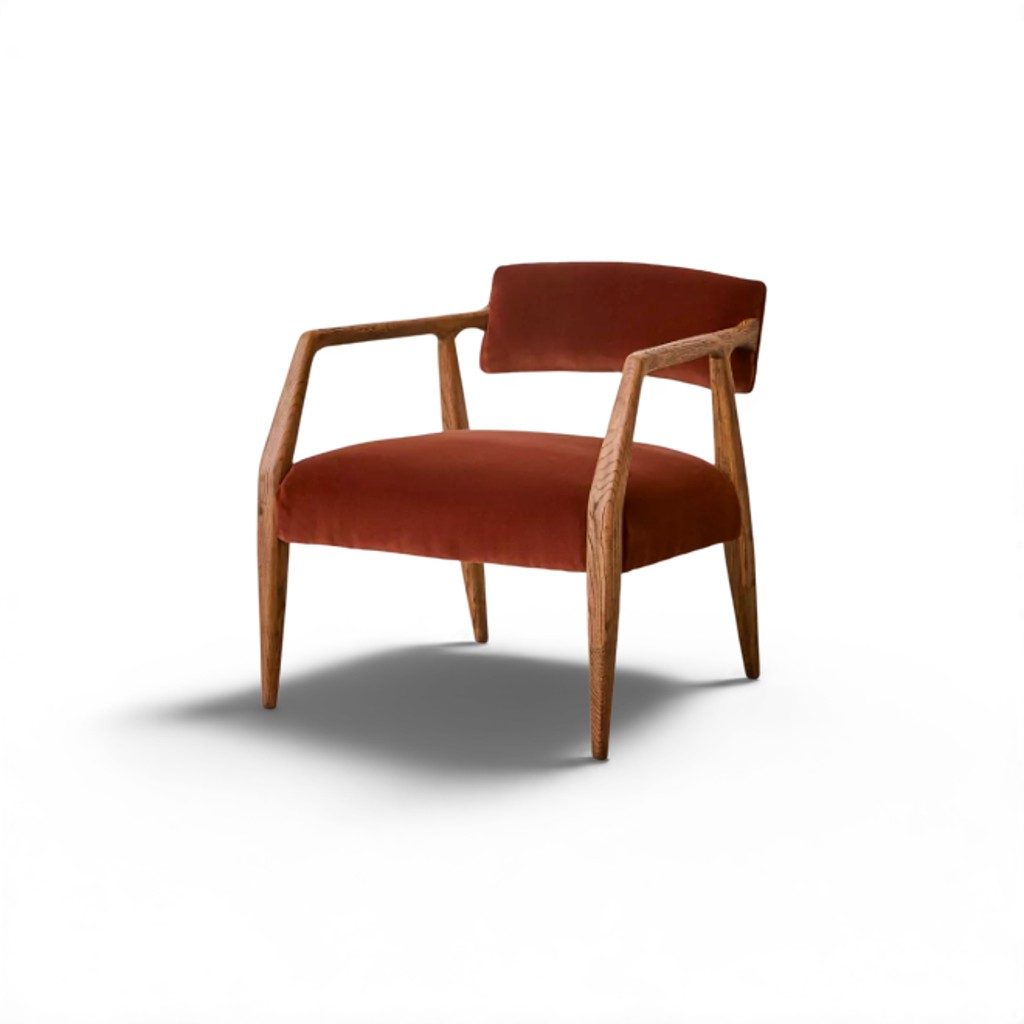 Urban Outfitters Edith Upholstered Velvet Arm Chair