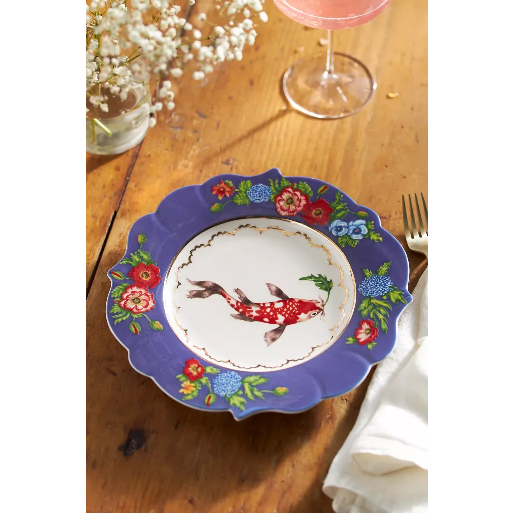 Lou Rota Mother Nature Dessert Plate Fish