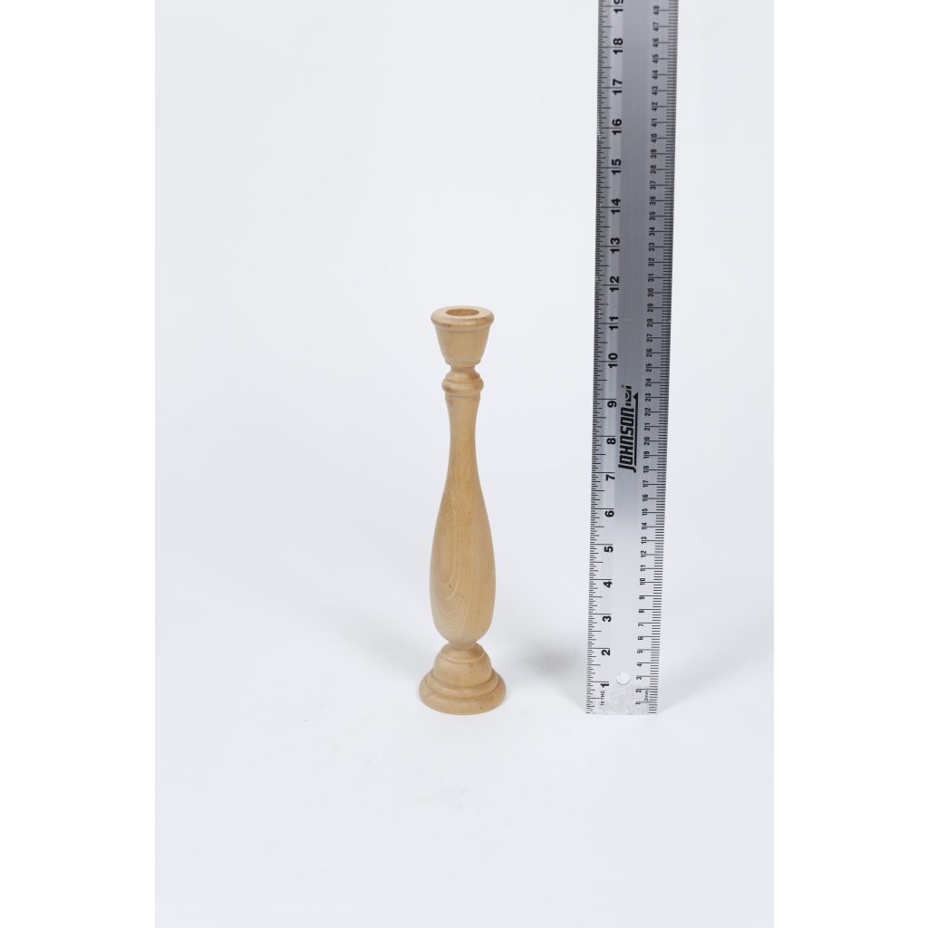 Wooden Candleholder Taper 11.5″