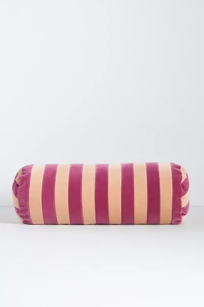 Christina Lundsteen Stripe Bolster Cushion Pillow Green 3