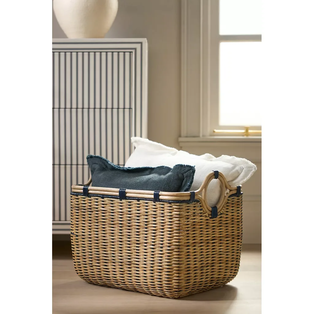 Round-Handled Rectangular Basket