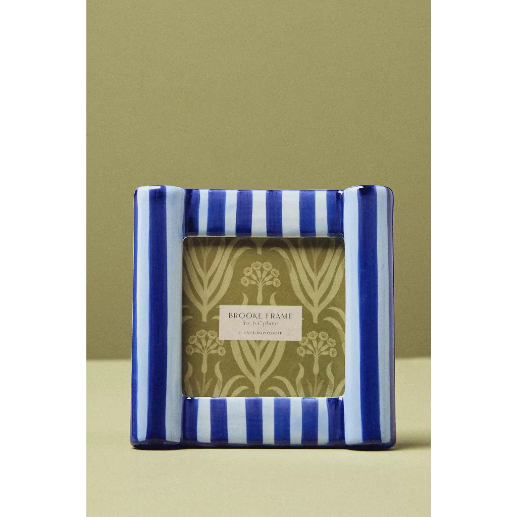 Brooke Striped Picture Frame