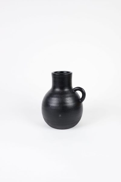 Black Ceramic Vase