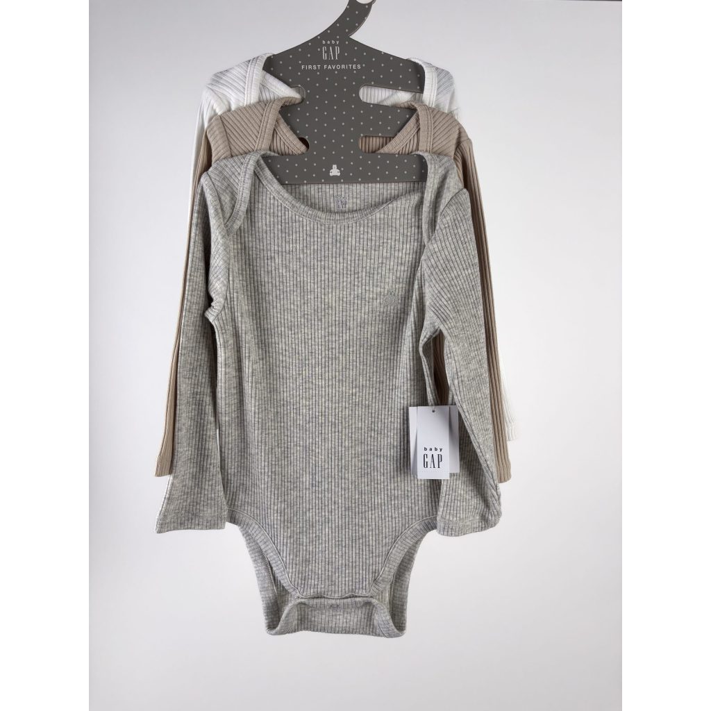 Gap White, Grey, Beige Onesie