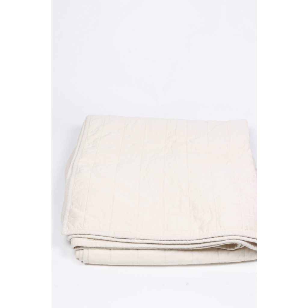 Cream Quilt Blanket