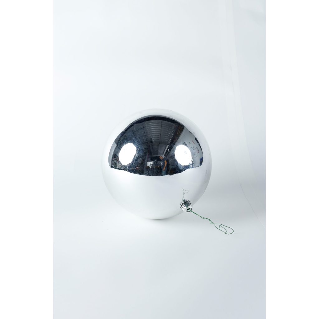 Silver Plastic Ornament