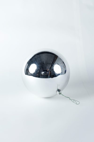 Silver Plastic Ornament