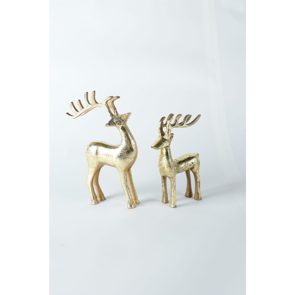 Metal Gold Reindeer