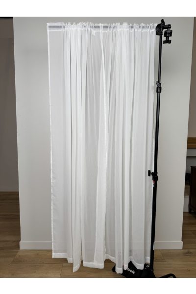 Creeped Sheer Curtains 84” x 52” (2 Panels)