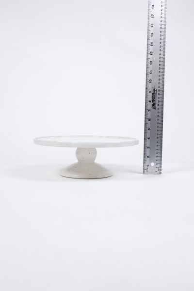 White Speckled Cake Stand