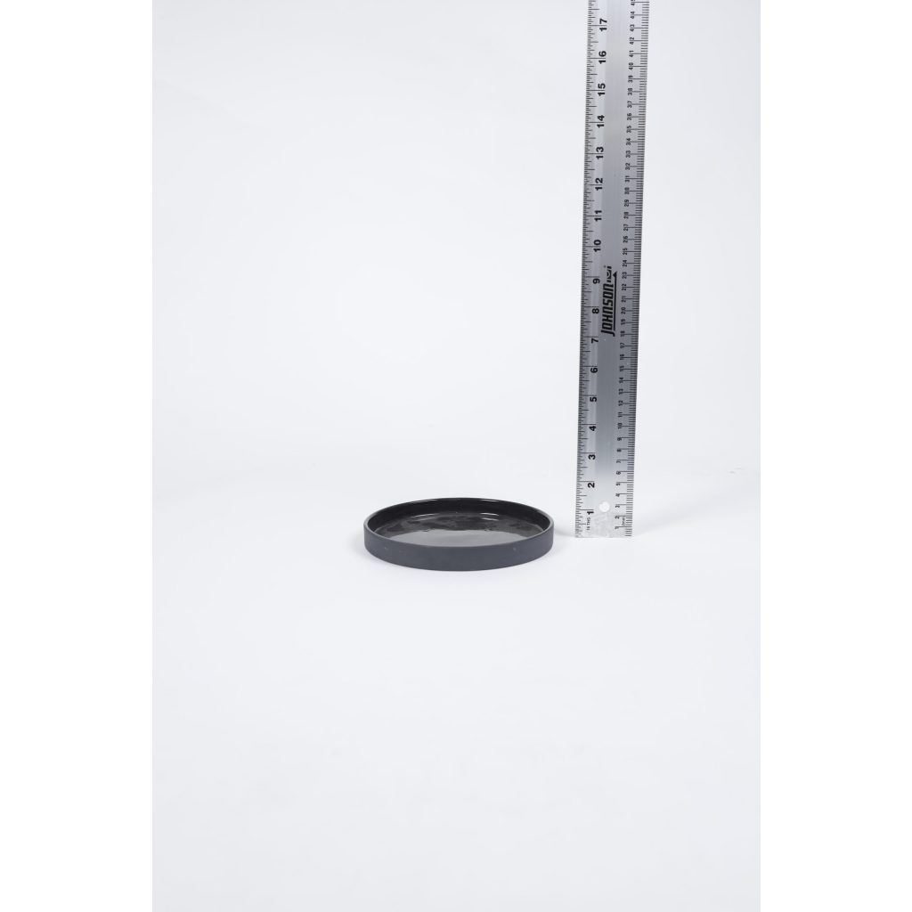Dark Gray Ceramic Plate