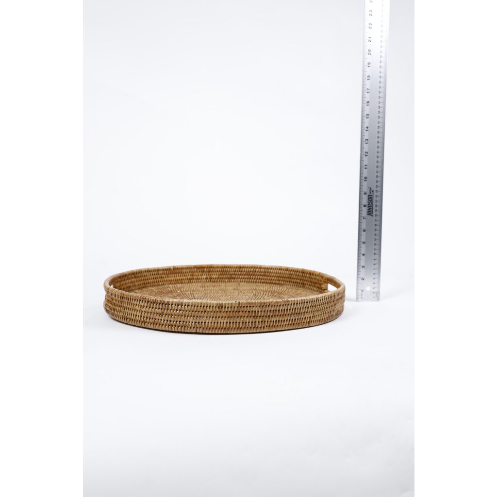 Rattan Round Tray