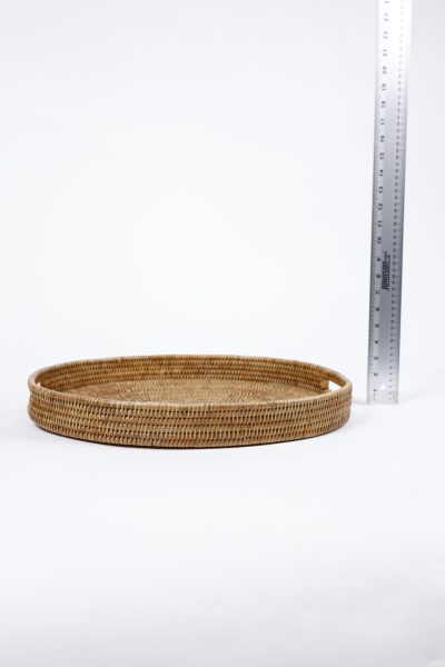 Rattan Round Tray
