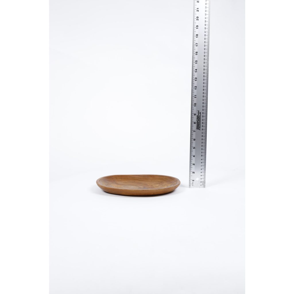 Wooden Tray Shallow Bowl