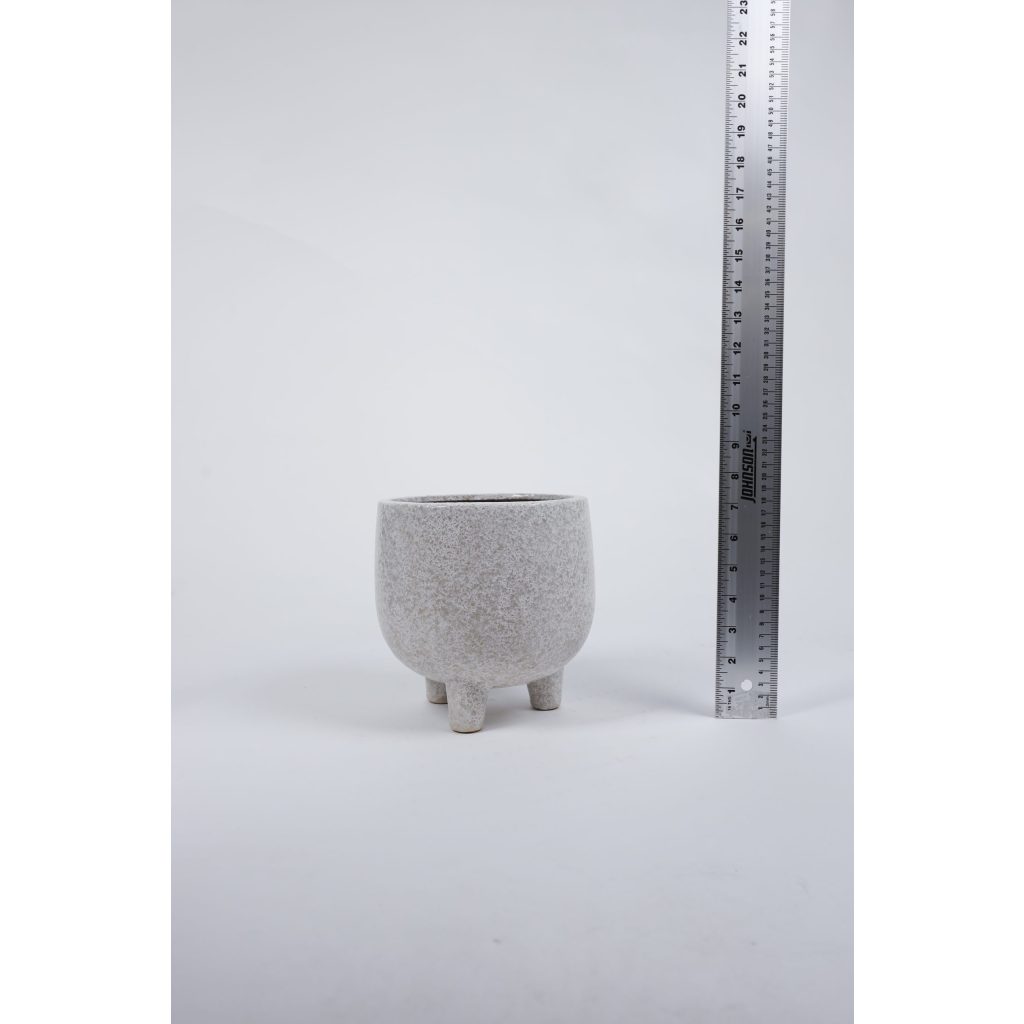 Light Gray Cement Planter