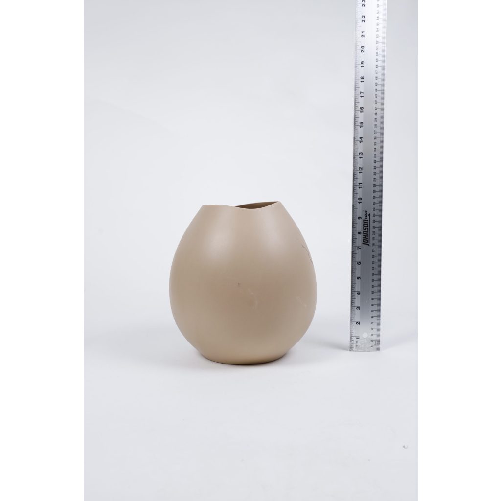 Tan Circular Vase