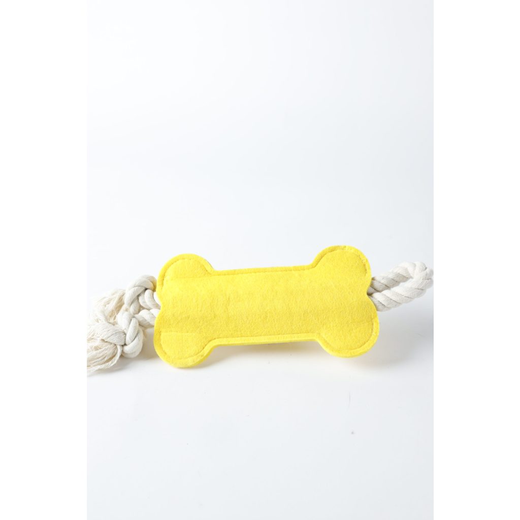 Dog Yellow Bone Rope Toy