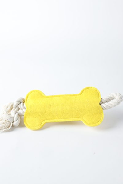 Dog Yellow Bone Rope Toy