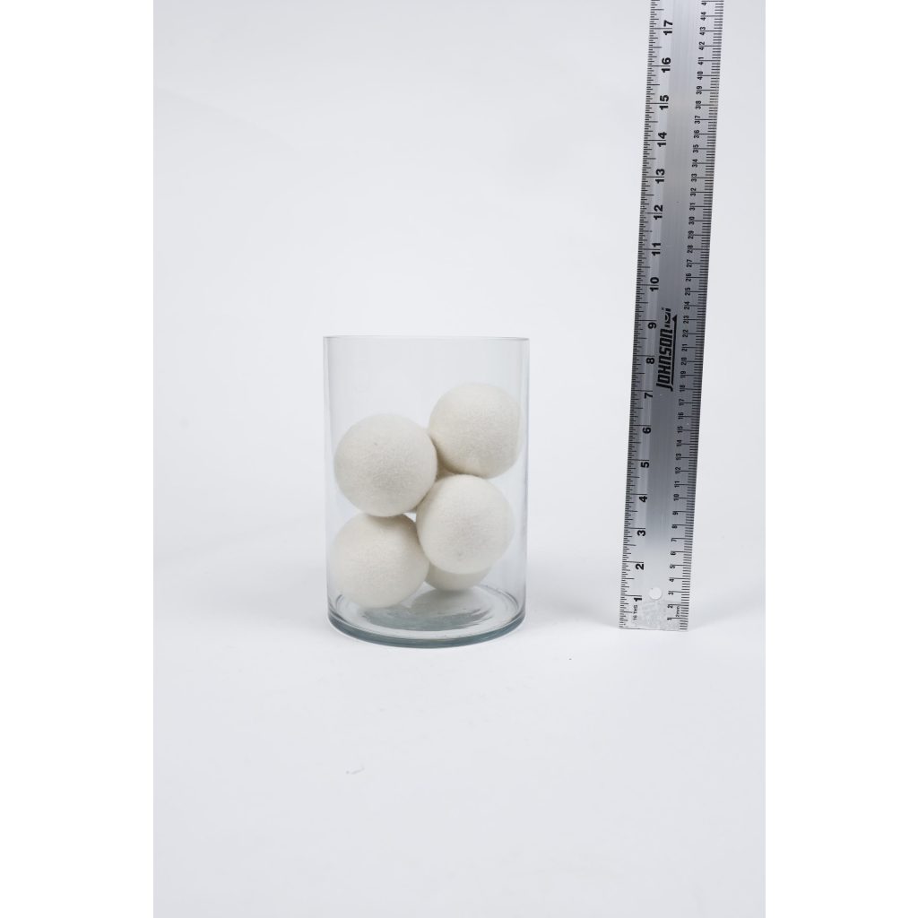 Laundry Balls in Glass Container